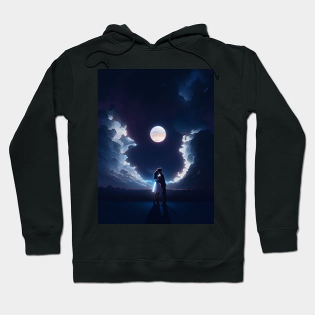 Be my Valentine. The Midnight Kiss Hoodie by Fanbros_art